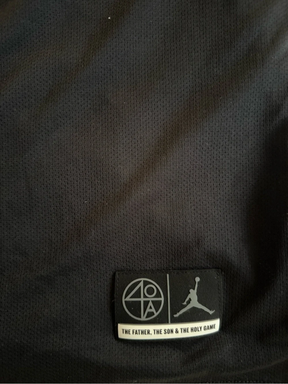 Jordan Mesh Basketball Jersey - White & Black
